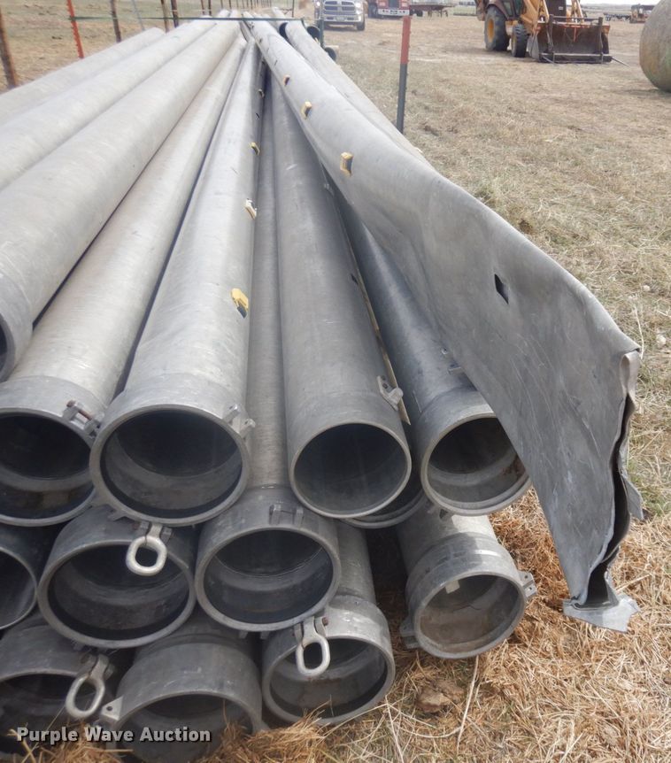image for item KU9710 Approximately 53 gated aluminum irrigation pipe