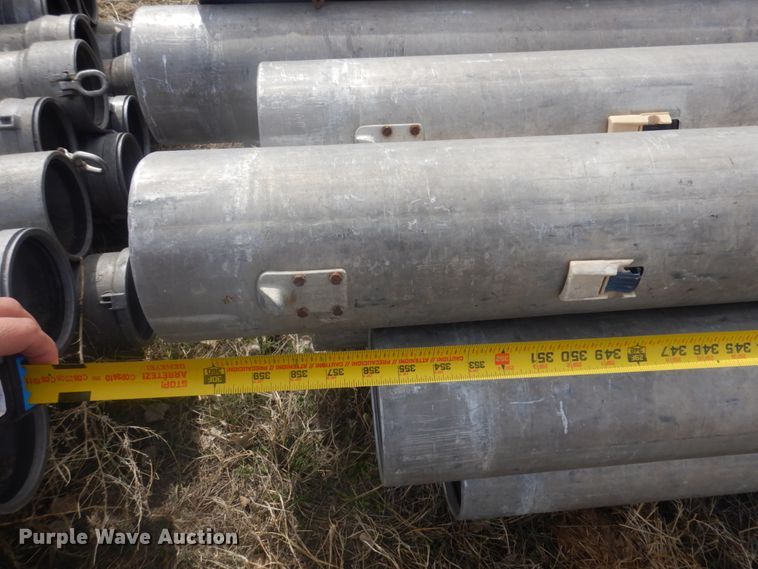image for item KU9710 Approximately 53 gated aluminum irrigation pipe