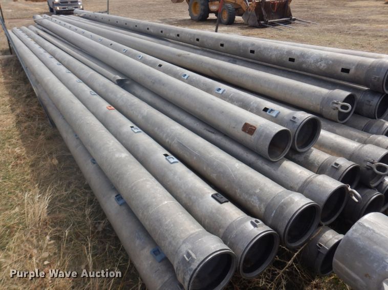 image for item KU9710 Approximately 53 gated aluminum irrigation pipe