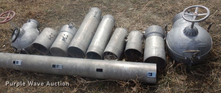 image for item KU9710 Approximately 53 gated aluminum irrigation pipe