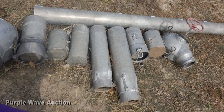 image for item KU9710 Approximately 53 gated aluminum irrigation pipe