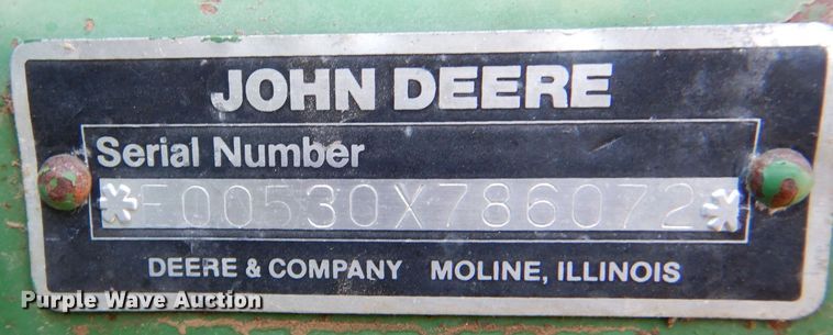 image for item LJ9914 John Deere 530  round baler
