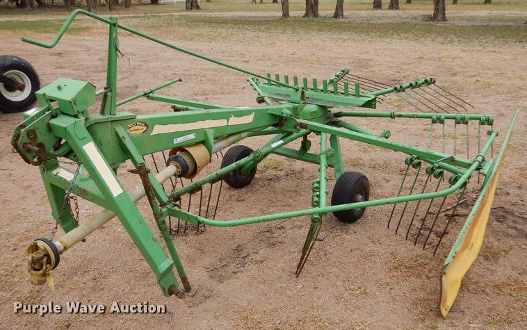 Stoll R315DS rotary hay rake in Kinsley, KS | Item LS9117 sold | Purple ...