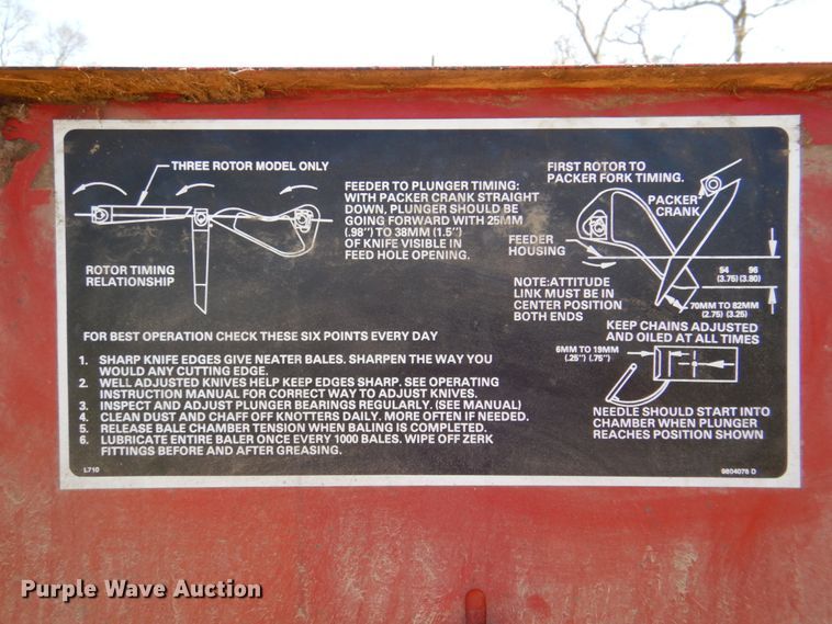 image for item MK9557 1998 New Holland 575  small square baler