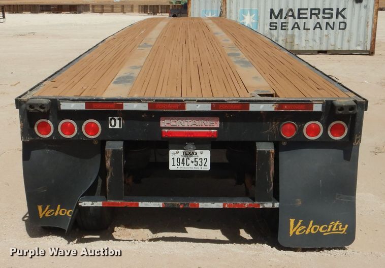 image for item DJ8943 2012 Fontaine HAVSF12WSA  flatbed trailer