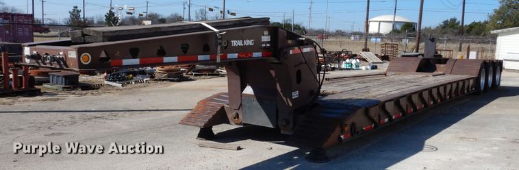 image for item DK0338 2000 Trail King TK110HDG-493  lowboy equipment trailer