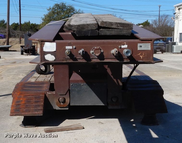 image for item DK0338 2000 Trail King TK110HDG-493  lowboy equipment trailer