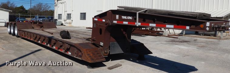 image for item DK0338 2000 Trail King TK110HDG-493  lowboy equipment trailer