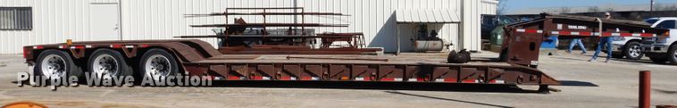 image for item DK0338 2000 Trail King TK110HDG-493  lowboy equipment trailer