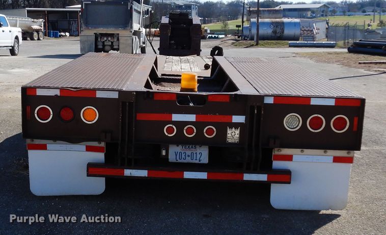image for item DK0338 2000 Trail King TK110HDG-493  lowboy equipment trailer
