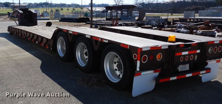 image for item DK0338 2000 Trail King TK110HDG-493  lowboy equipment trailer
