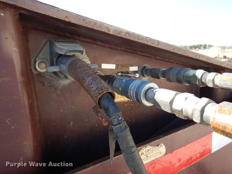 image for item DK0338 2000 Trail King TK110HDG-493  lowboy equipment trailer