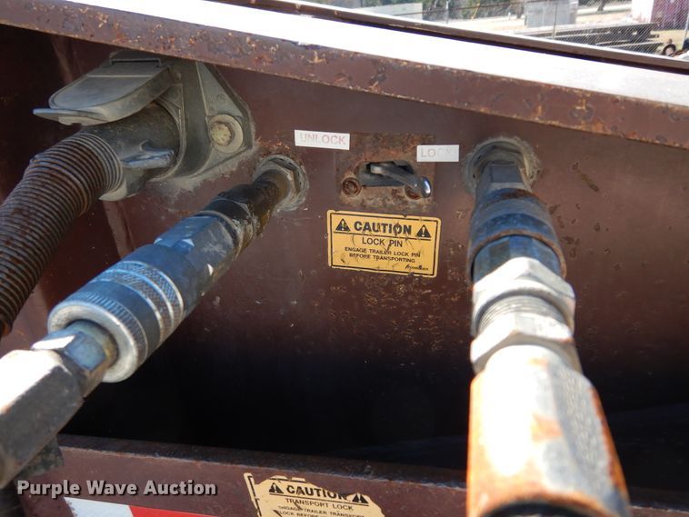 image for item DK0338 2000 Trail King TK110HDG-493  lowboy equipment trailer