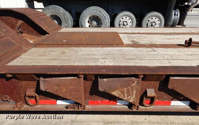 image for item DK0338 2000 Trail King TK110HDG-493  lowboy equipment trailer