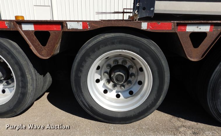 image for item DK0338 2000 Trail King TK110HDG-493  lowboy equipment trailer