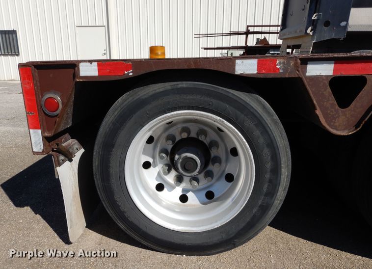 image for item DK0338 2000 Trail King TK110HDG-493  lowboy equipment trailer