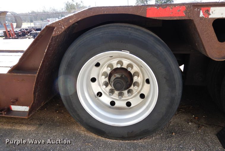 image for item DK0338 2000 Trail King TK110HDG-493  lowboy equipment trailer