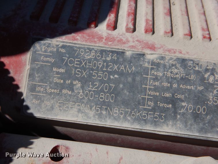 image for item DK3654 2008 Kenworth W900  semi truck