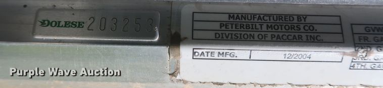 image for item DK3659 2005 Peterbilt 385  semi truck