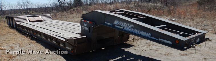 image for item DK3664 2002 Eager Beaver 50GSL  lowboy equipment trailer