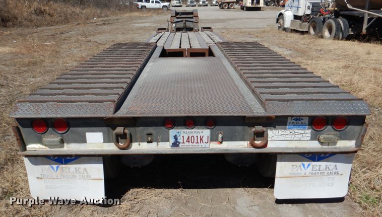 image for item DK3664 2002 Eager Beaver 50GSL  lowboy equipment trailer