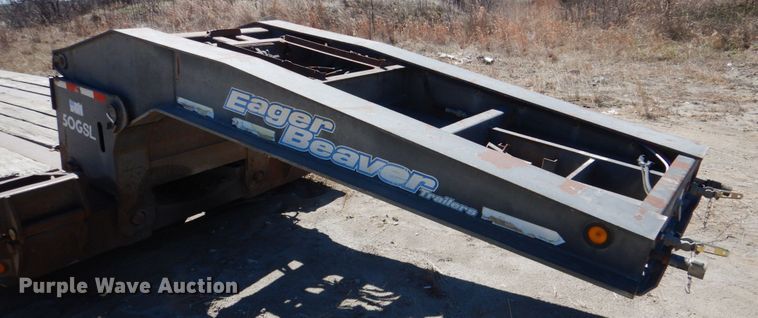 image for item DK3664 2002 Eager Beaver 50GSL  lowboy equipment trailer