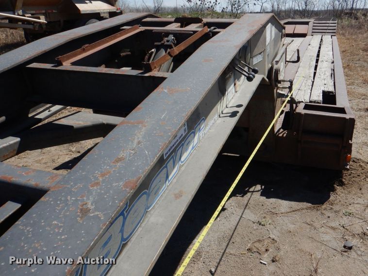 image for item DK3664 2002 Eager Beaver 50GSL  lowboy equipment trailer