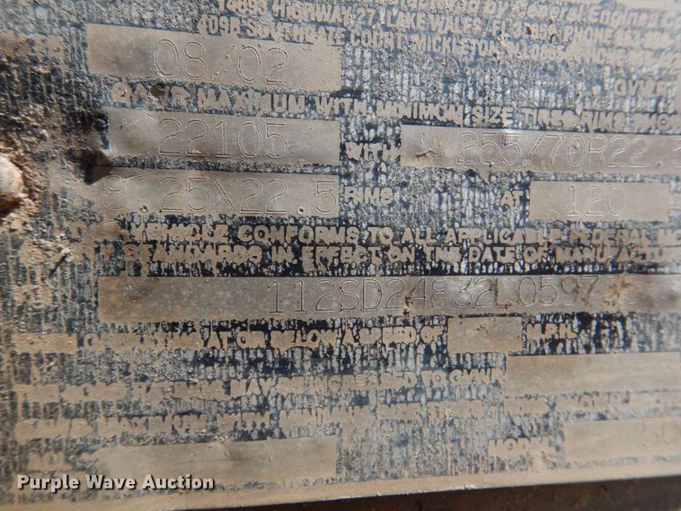 image for item DK3664 2002 Eager Beaver 50GSL  lowboy equipment trailer