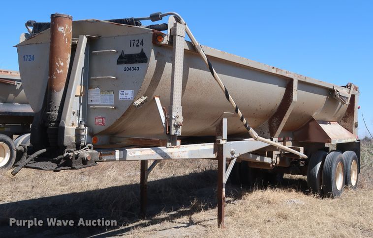 image for item DK3665 1996 Clement RKHS2824  end dump trailer