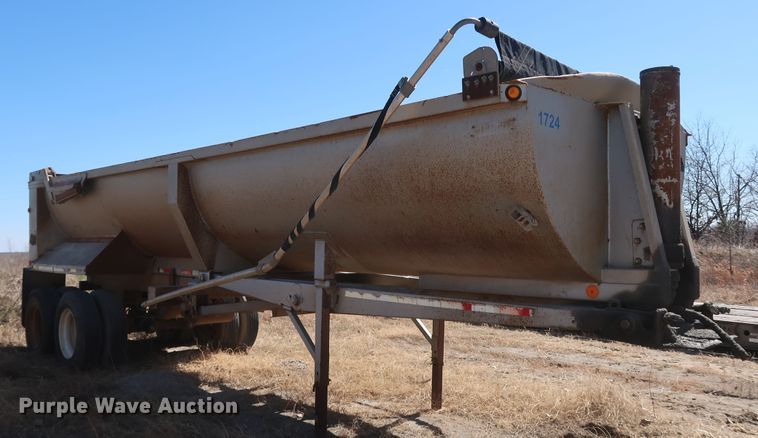 image for item DK3665 1996 Clement RKHS2824  end dump trailer