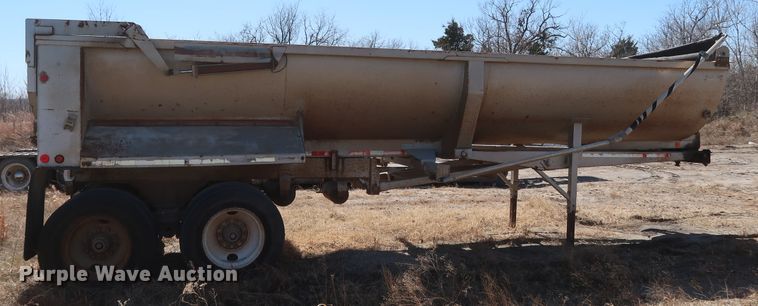 image for item DK3665 1996 Clement RKHS2824  end dump trailer