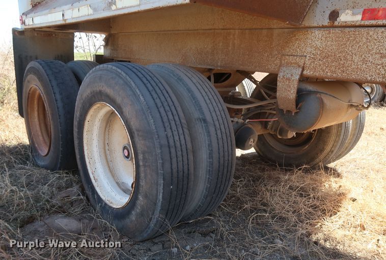 image for item DK3665 1996 Clement RKHS2824  end dump trailer