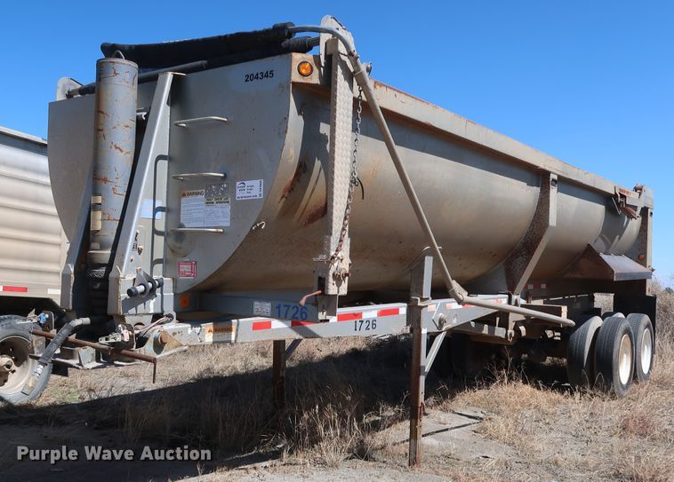 image for item DK3666 2000 Clement RKHS2825  end dump trailer