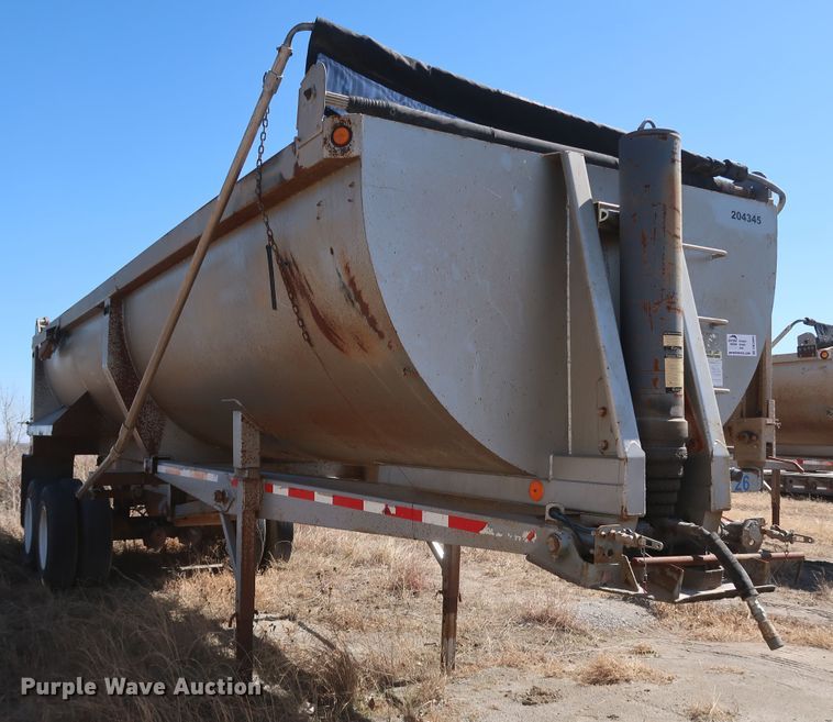 image for item DK3666 2000 Clement RKHS2825  end dump trailer