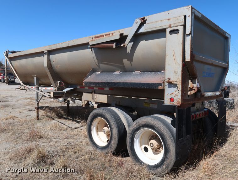 image for item DK3666 2000 Clement RKHS2825  end dump trailer