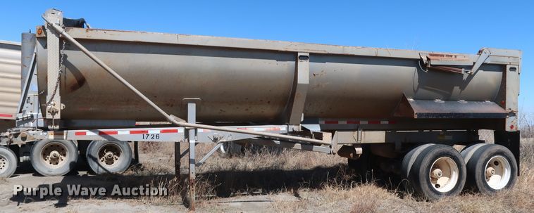 image for item DK3666 2000 Clement RKHS2825  end dump trailer