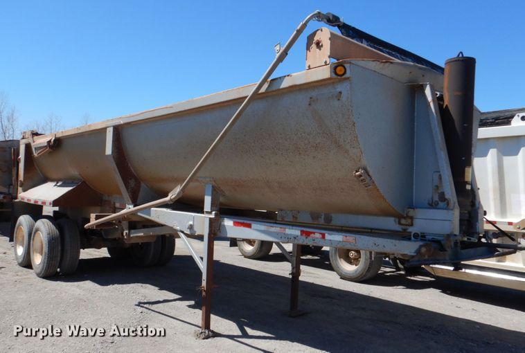 image for item DK3667 1996 Clement RKHS2824  end dump trailer