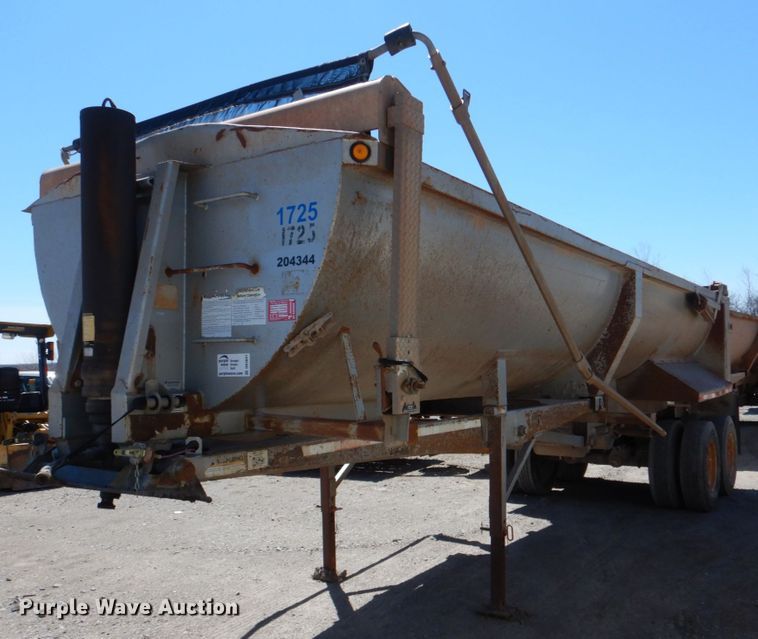 image for item DK3667 1996 Clement RKHS2824  end dump trailer