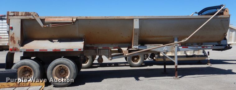 image for item DK3667 1996 Clement RKHS2824  end dump trailer