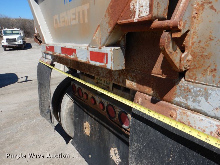 image for item DK3667 1996 Clement RKHS2824  end dump trailer