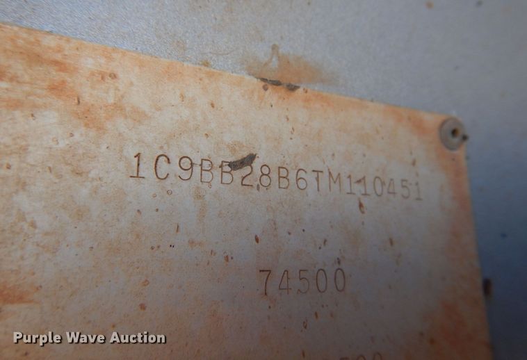 image for item DK3667 1996 Clement RKHS2824  end dump trailer