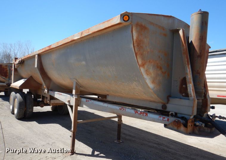 image for item DK3668 1995 Clement RKHS2824  end dump trailer