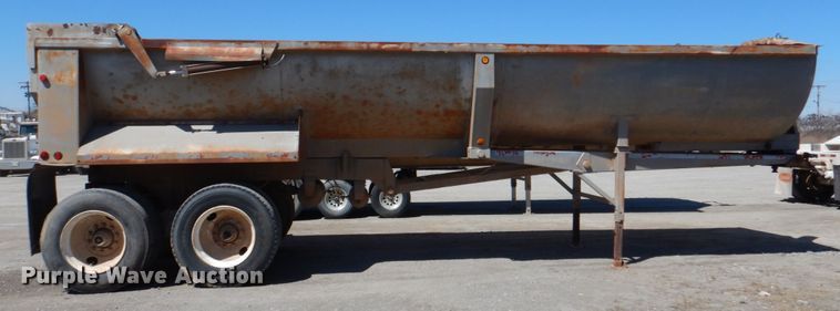 image for item DK3668 1995 Clement RKHS2824  end dump trailer