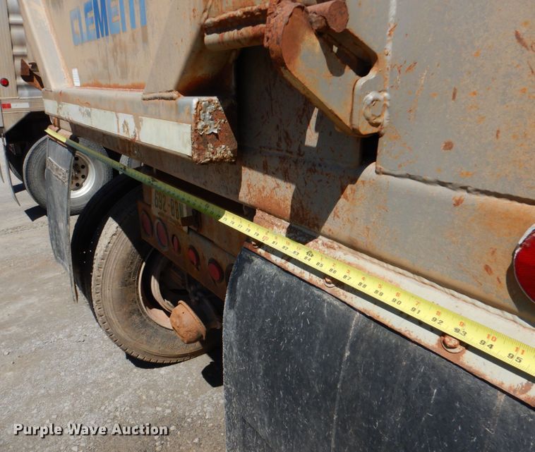 image for item DK3668 1995 Clement RKHS2824  end dump trailer