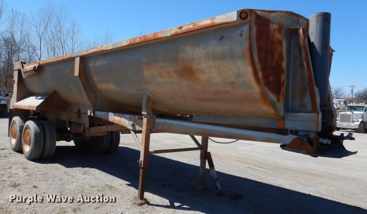 image for item DK3669 1995 Clement RKHS2824  end dump trailer