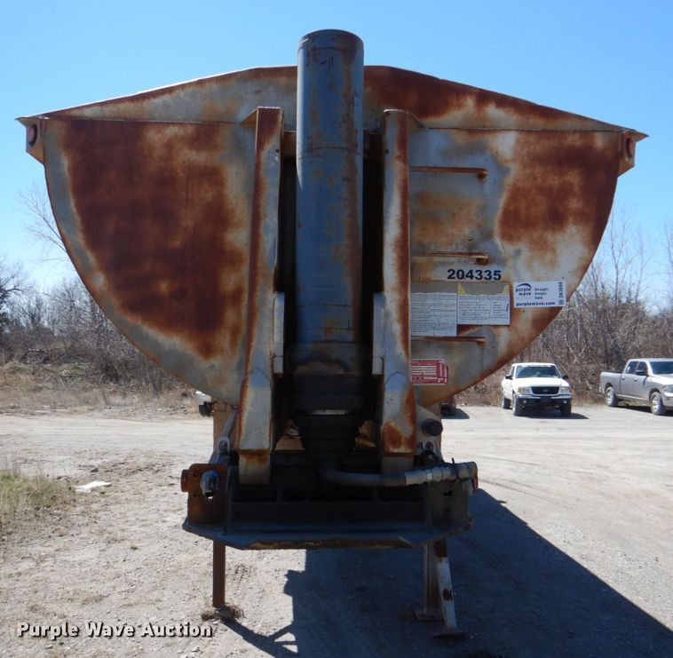 image for item DK3669 1995 Clement RKHS2824  end dump trailer