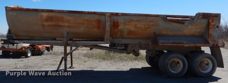 image for item DK3669 1995 Clement RKHS2824  end dump trailer
