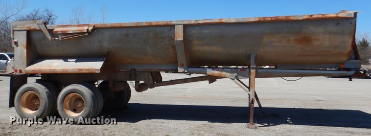 image for item DK3669 1995 Clement RKHS2824  end dump trailer