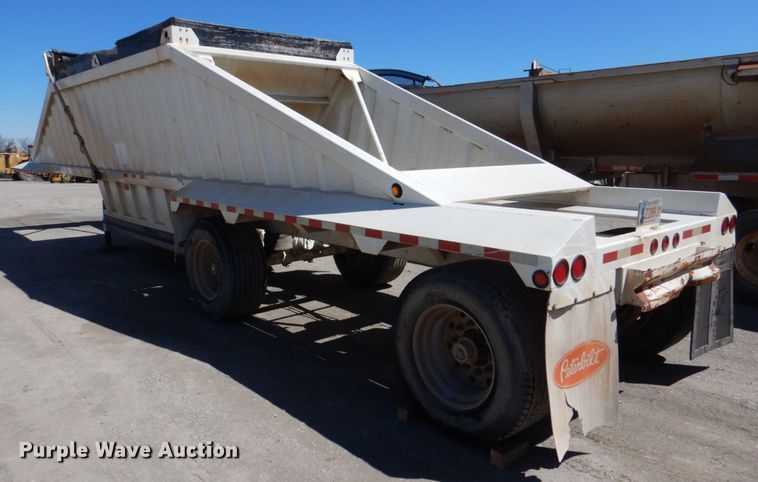 image for item DK3672 2014 CTS BDT-40  bottom dump trailer