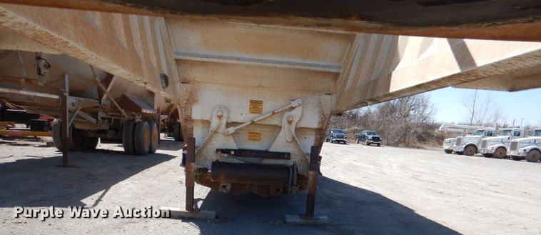 image for item DK3672 2014 CTS BDT-40  bottom dump trailer